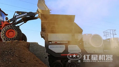 吉林四平移動(dòng)破碎站現(xiàn)場(chǎng)視頻