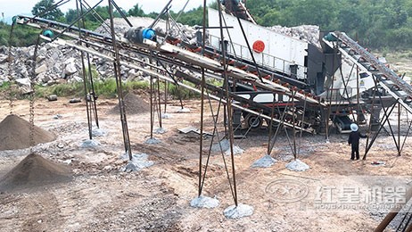 環(huán)保型移動(dòng)制砂機(jī)，進(jìn)去的是物料，出來(lái)的是鈔票