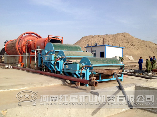 選礦生產(chǎn)現(xiàn)場(chǎng)