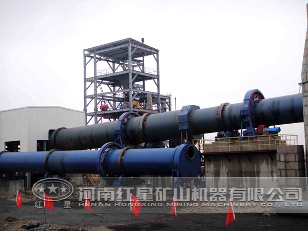 型砂烘干機加工現(xiàn)場