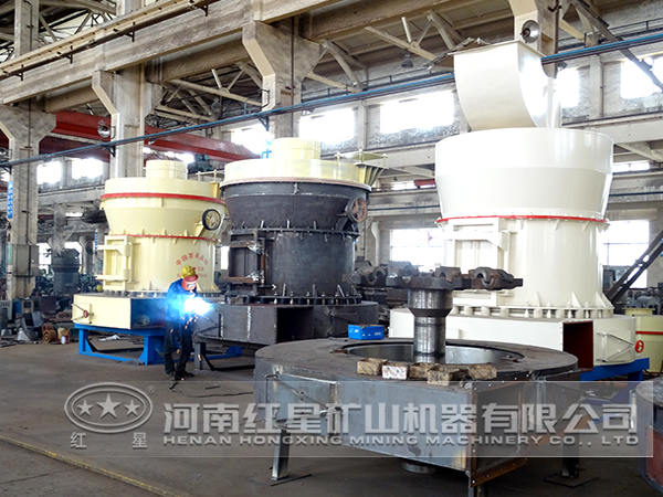 石料磨粉機生產(chǎn)車間