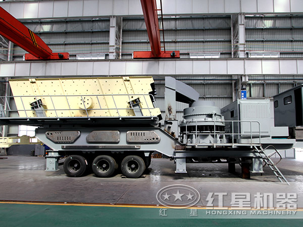 紅星機(jī)器輪胎移動(dòng)破