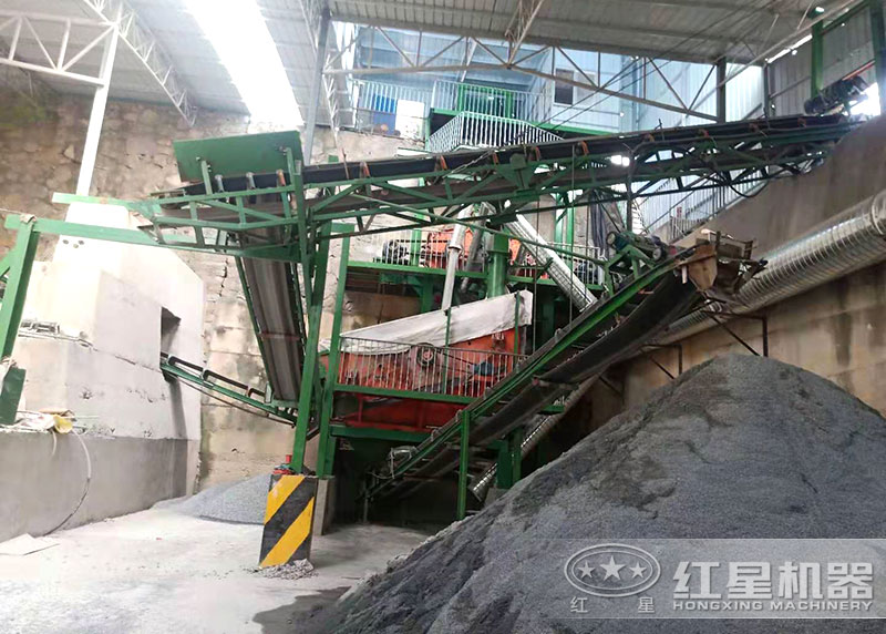 錘式破碎機(jī)單機(jī)配置一條生產(chǎn)線