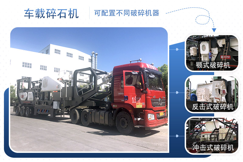 車載碎石機(jī)一臺設(shè)備就是一條線