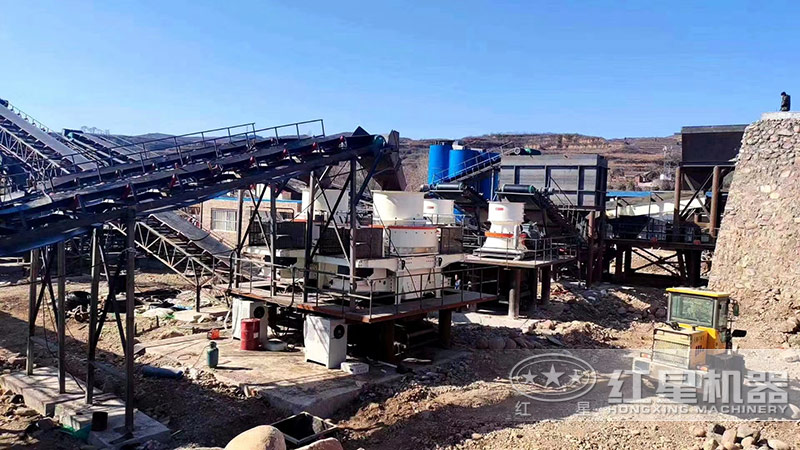 鄂破+圓錐破+HVI制砂機