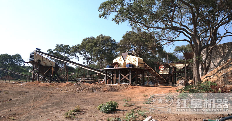 69顎破機+2臺反擊破配置石頭破碎生產(chǎn)線