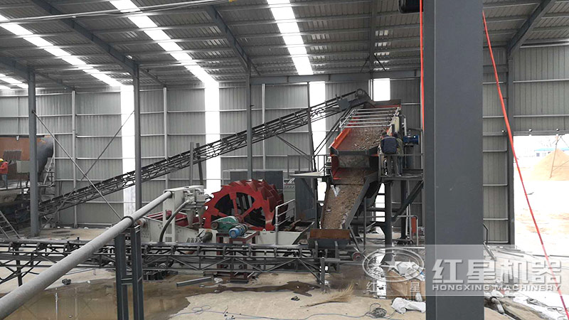 洗砂機(jī)現(xiàn)場實(shí)拍