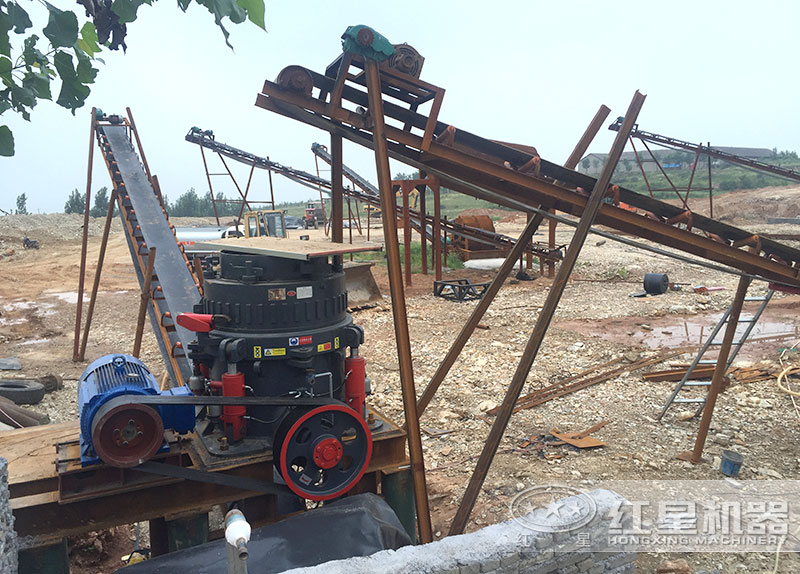 hp500圓錐破時(shí)產(chǎn)花崗巖多少?lài)?，多少錢(qián)？