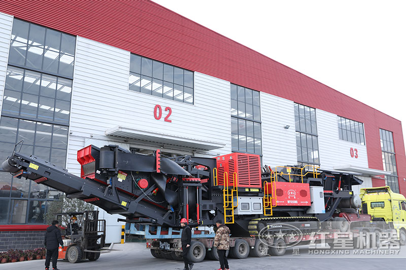 移動履帶碎石機(jī)能處理建筑垃圾嗎？（現(xiàn)場視頻推送）