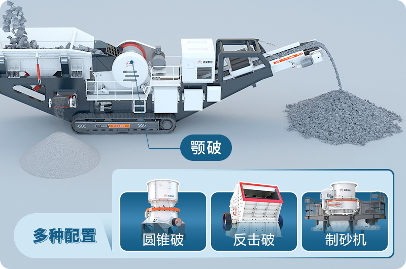 時產(chǎn)100噸建筑垃圾制砂機配置多樣，價格不同