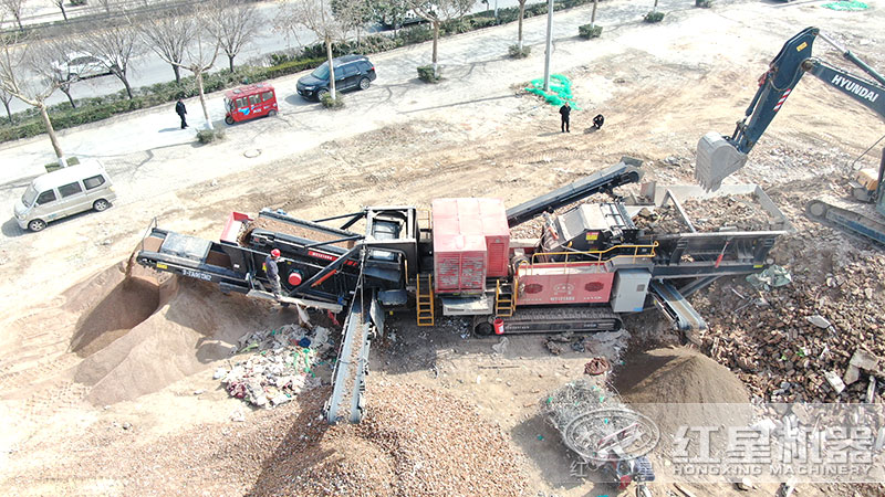 一套建筑垃圾制沙設(shè)備有哪些，配置下來多少錢（帶現(xiàn)場視頻）