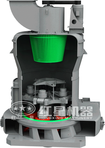 50-170噸/天伊利石雷蒙磨粉機(jī)作用原理