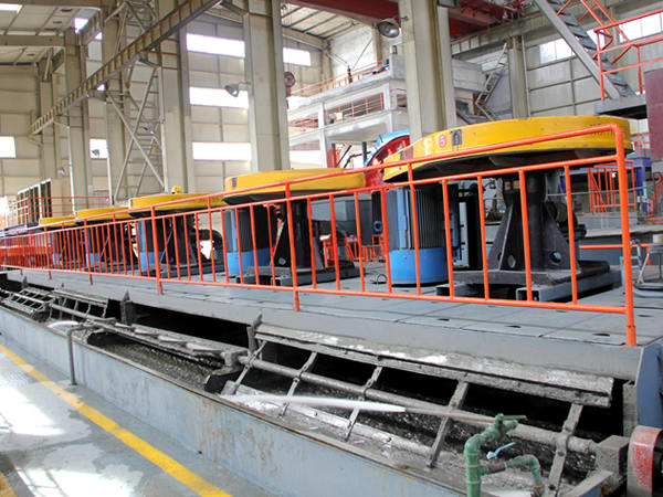 金礦浮選機(jī)現(xiàn)場