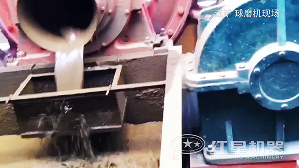 球磨機(jī)工作現(xiàn)場(chǎng)細(xì)節(jié)實(shí)拍