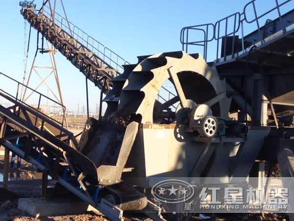 石粉洗砂機現(xiàn)場實拍