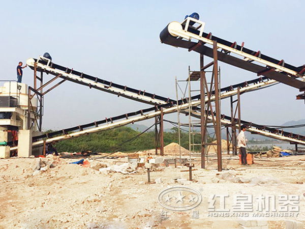 制砂機(jī)現(xiàn)場(chǎng)實(shí)拍