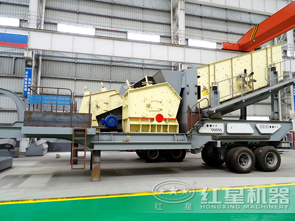 車載移動石頭粉碎機(jī)