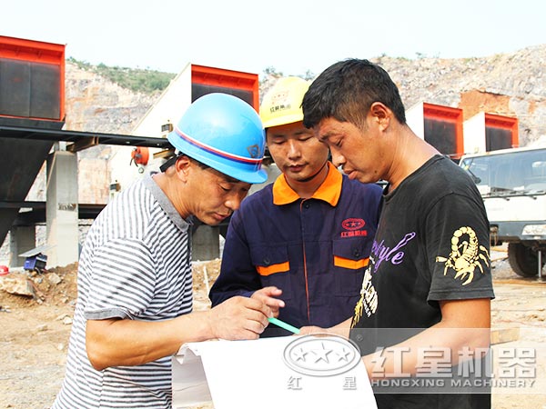 廠家駐派安裝人員現(xiàn)場指導(dǎo)