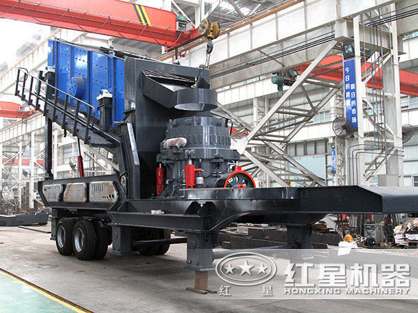 青石移動(dòng)圓錐破碎站