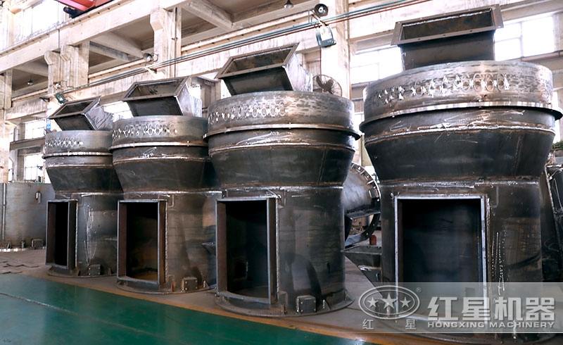 高壓磨粉機(jī)車間生產(chǎn)現(xiàn)場(chǎng)