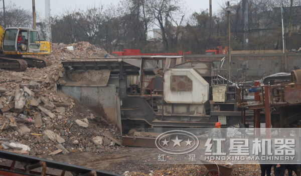 建筑垃圾處理現(xiàn)場(chǎng)