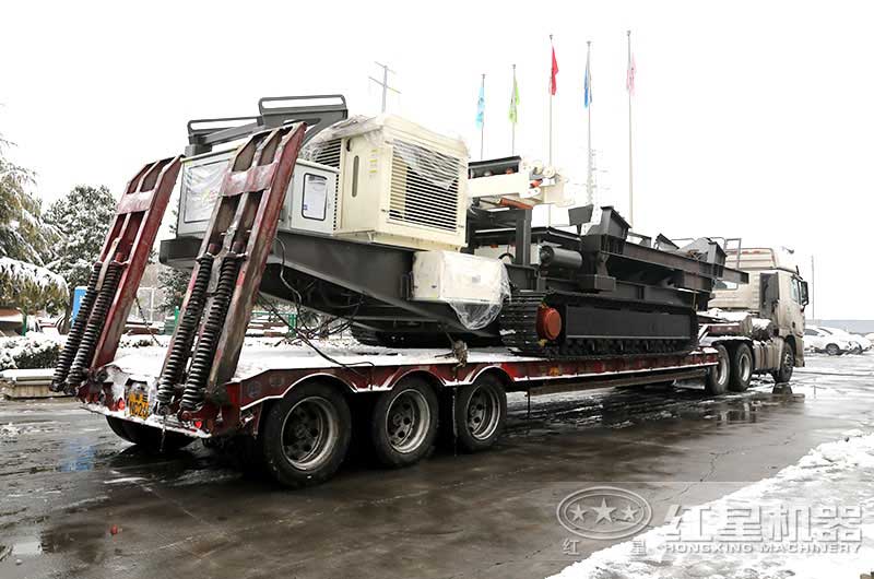 履帶式移動破碎機(jī)發(fā)貨圖