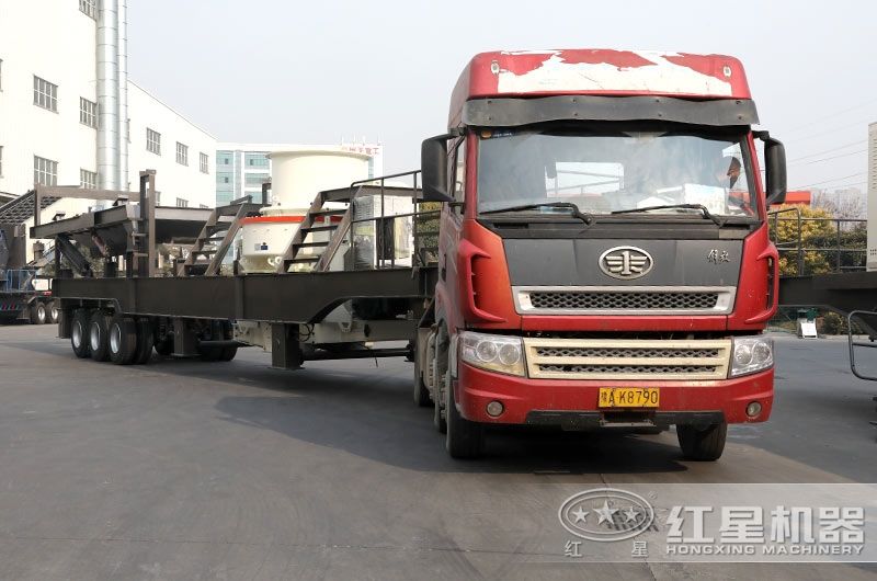 移動(dòng)打沙機(jī)發(fā)貨中