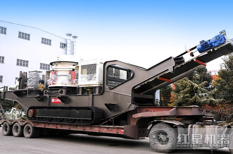 履帶移動小型打石料機