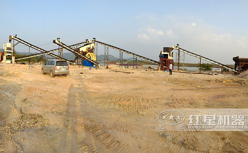 時產(chǎn)100噸破碎整形生產(chǎn)線