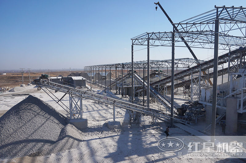 大型機(jī)制砂石場