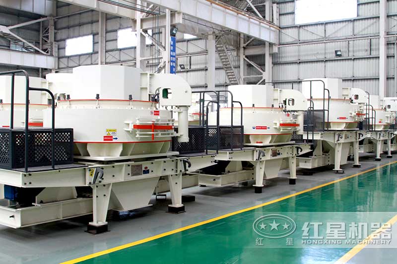 石英砂制砂機(jī)車間