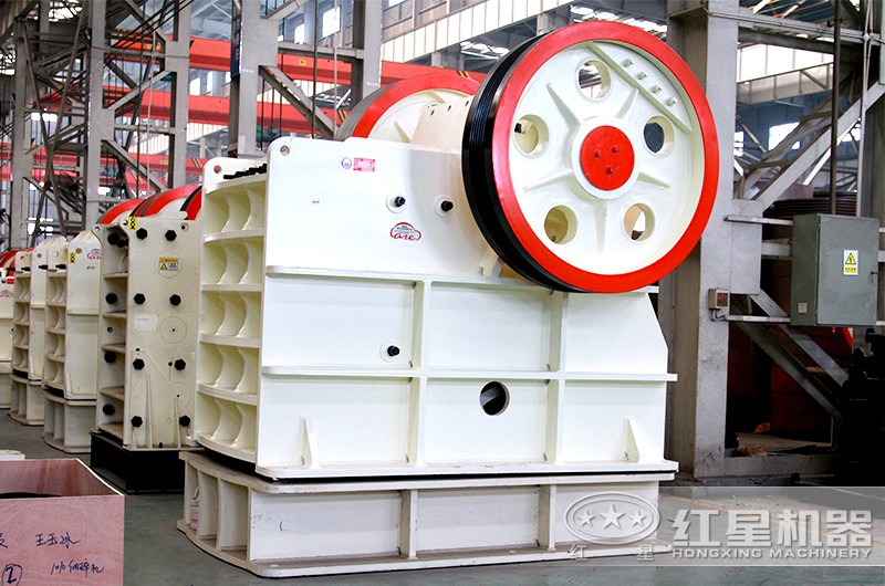 顎式石頭破碎機車間實拍