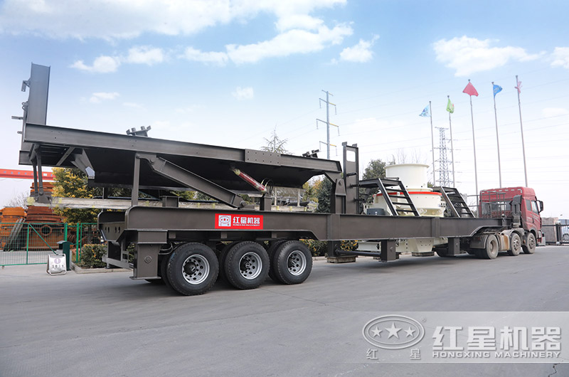 搭載HVI0926機(jī)型的移動制砂機(jī)發(fā)貨