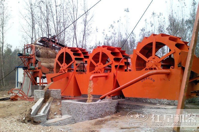 洗砂機(jī)客戶現(xiàn)場