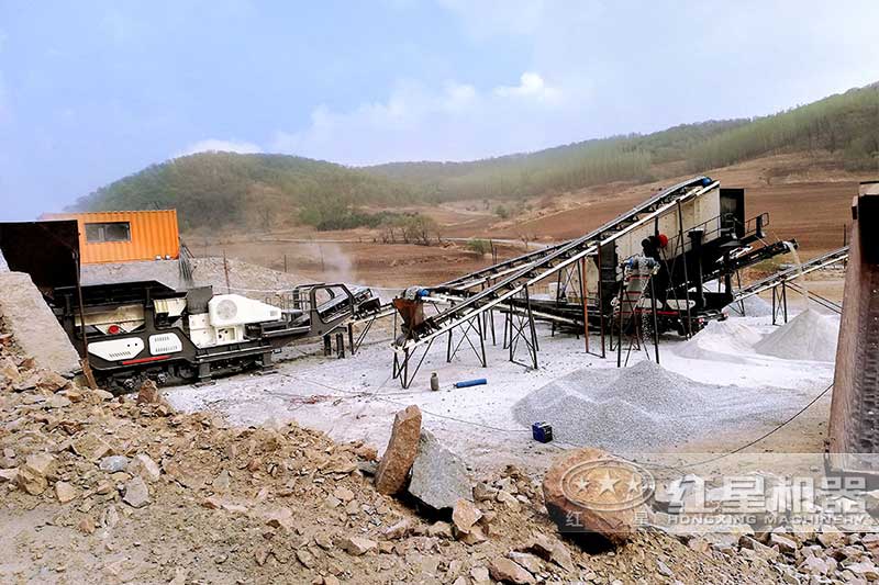 根據(jù)客戶要求設(shè)計配置的移動砂石生產(chǎn)線