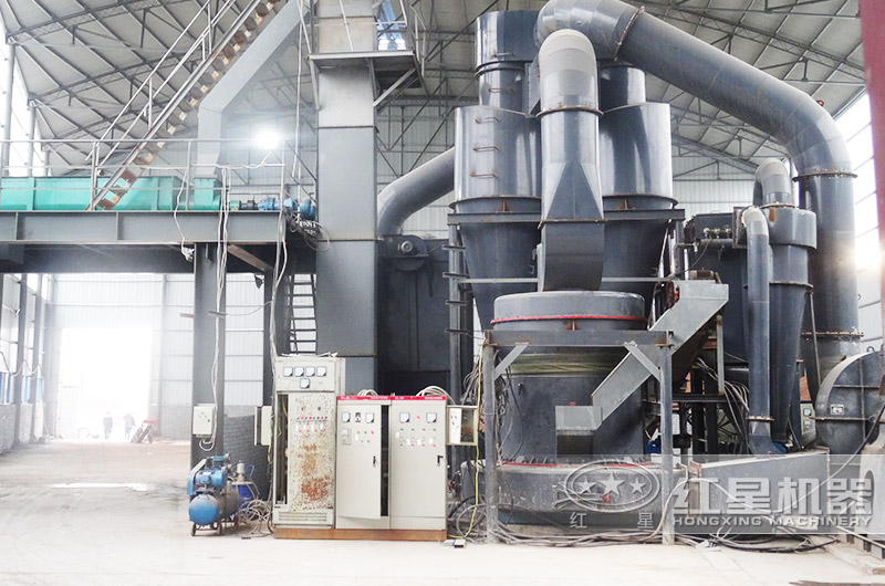 紅星雷蒙磨粉機(jī)無人作業(yè)車間