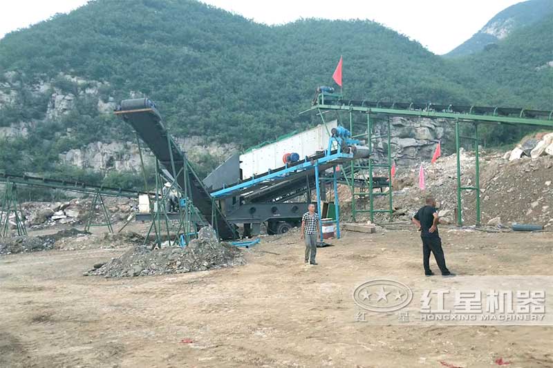 單獨設(shè)計的移動振動篩