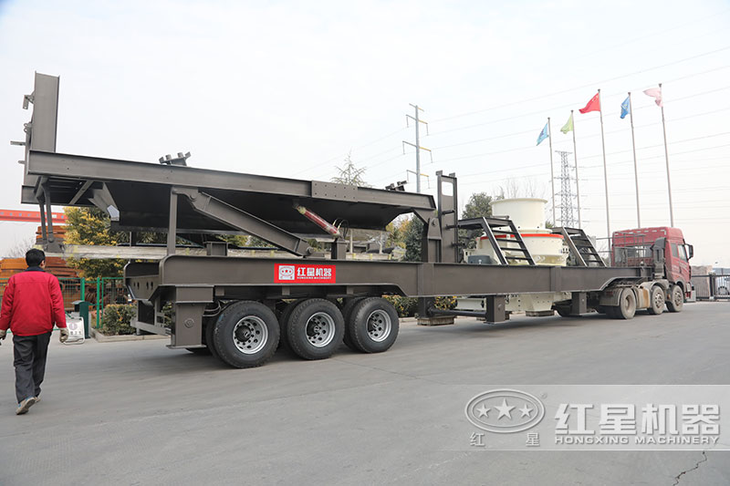 紅星移動制砂機發(fā)貨