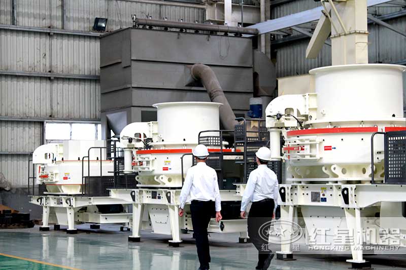 HVI沖擊式制砂機車間實拍圖