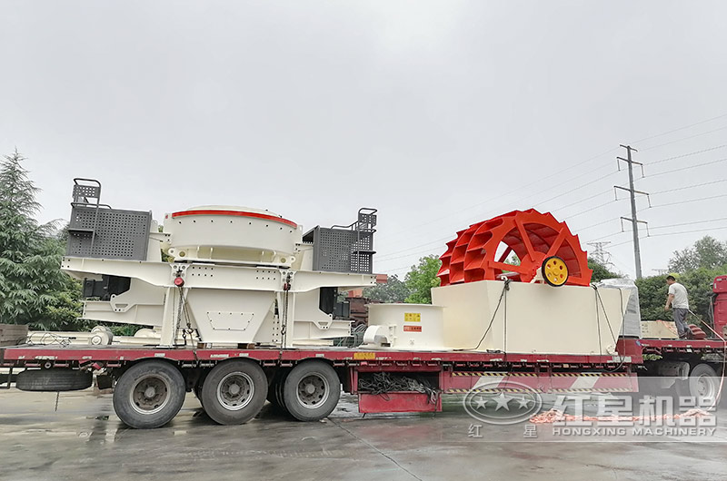 時產(chǎn)200噸制砂生產(chǎn)線發(fā)貨