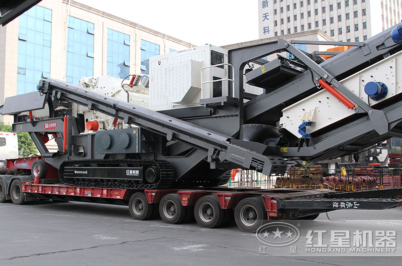 紅星移動式破碎機(jī)廠家火熱發(fā)貨中