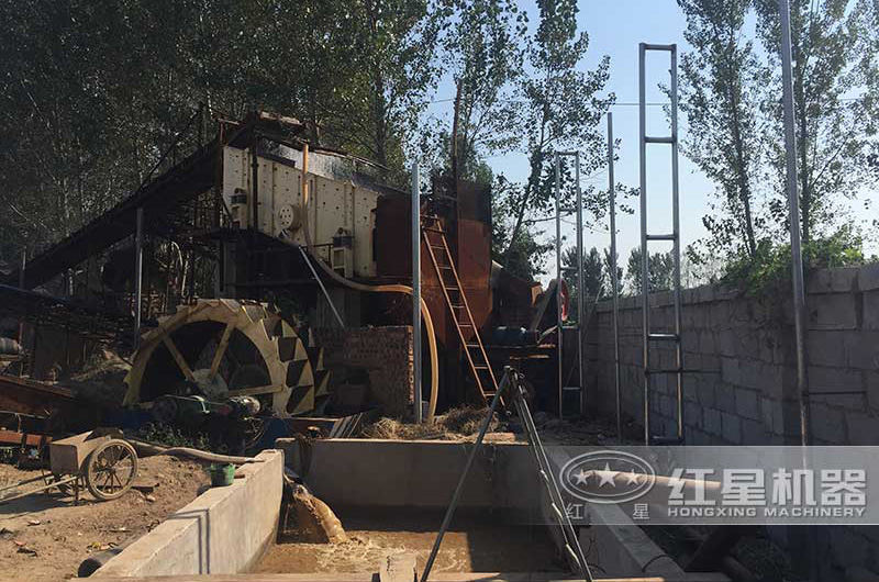 洗沙廠現(xiàn)場