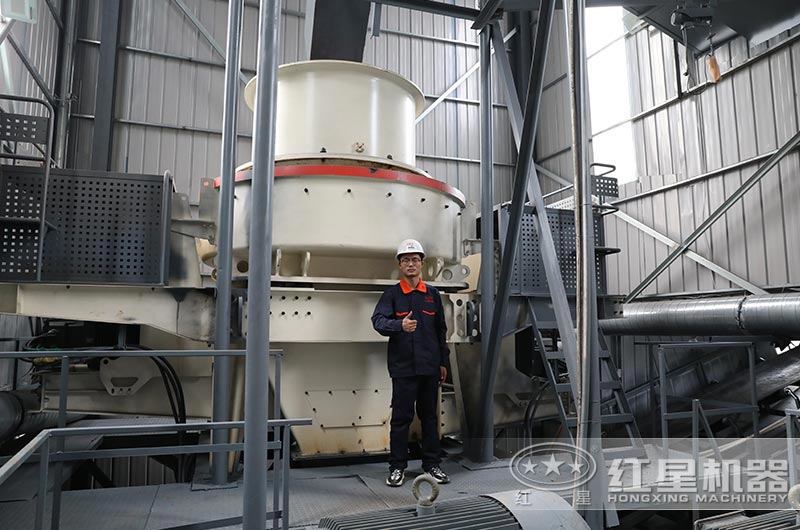 砂石骨料制砂機現(xiàn)場