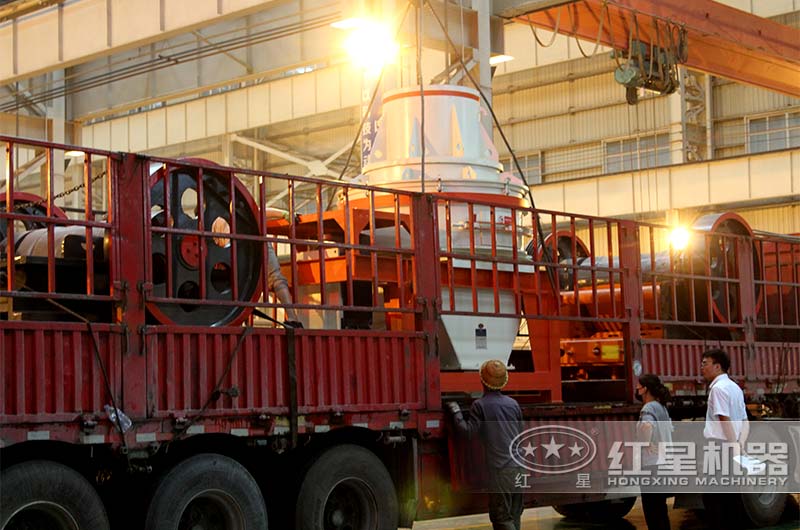 細碎制砂機設備生產線連夜發(fā)貨