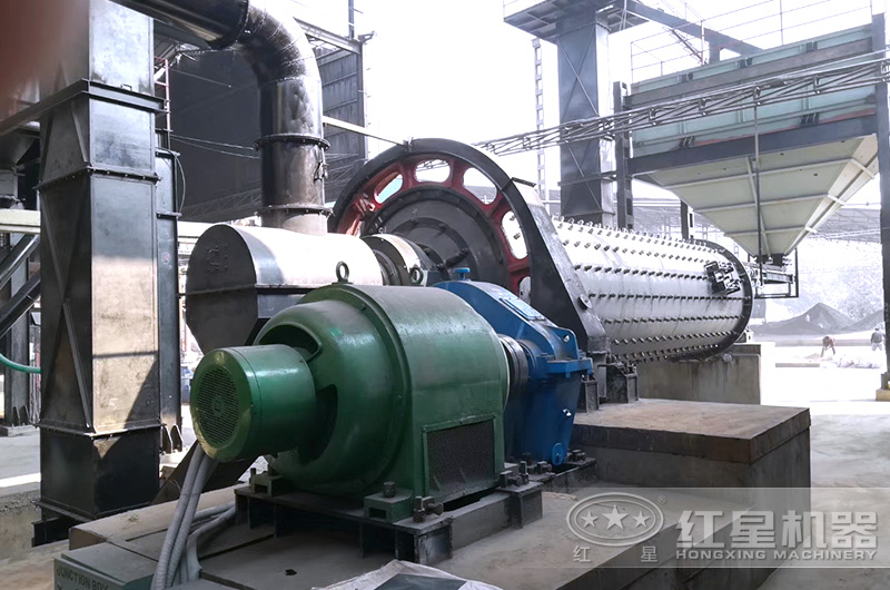 棒磨式制砂機現(xiàn)場