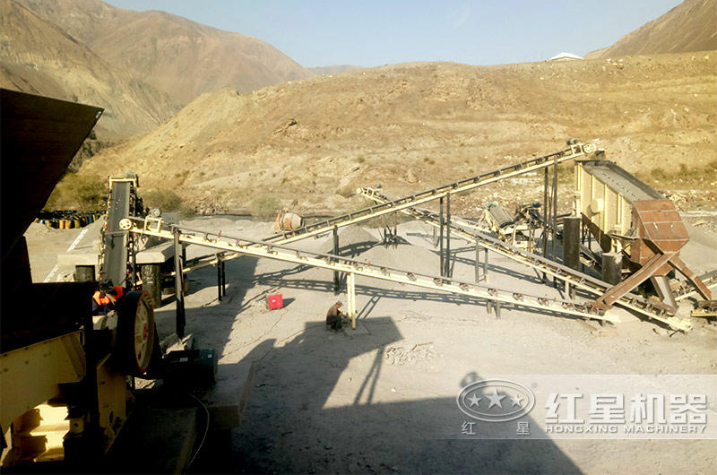 小型石料廠現(xiàn)場