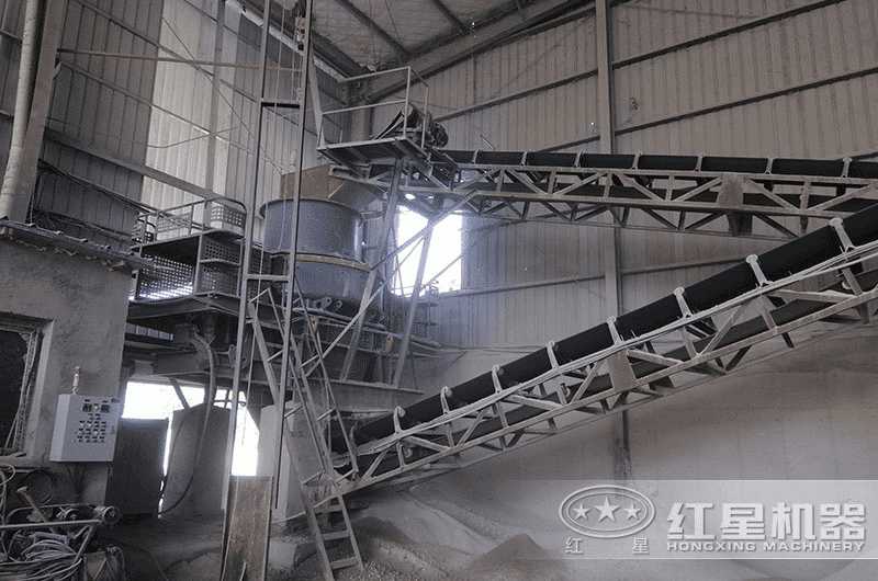 制砂生產(chǎn)現(xiàn)場