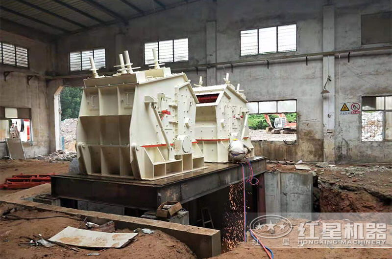 石頭變沙子生產(chǎn)線工藝配置一現(xiàn)場(chǎng)