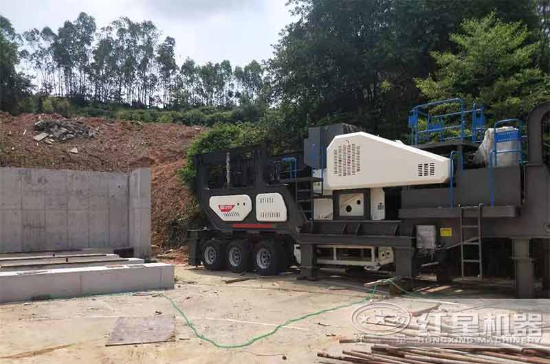 移動破碎站現(xiàn)場無須打樁