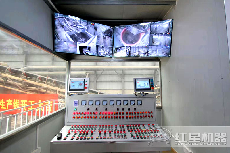 集中控制室，隨時檢測機制砂生產(chǎn)情況